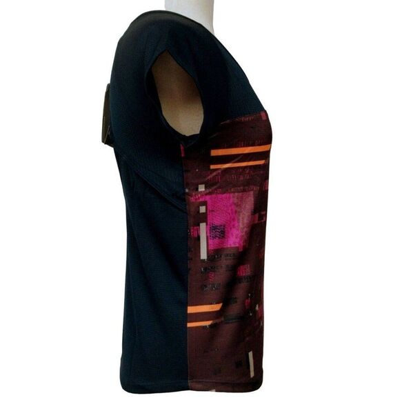 Under Arnour Heat Gear Fitted Athletic Tank Top Reflective Logo Open Back XS NEW - Picture 4 of 8